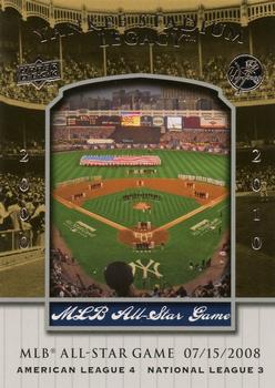 2008 Upper Deck Yankee Stadium Legacy - Historical Moments #6710 2008 MLB All Star Game Front