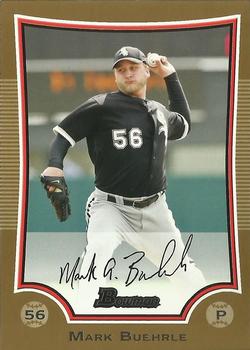 2009 Bowman - Gold #121 Mark Buehrle Front