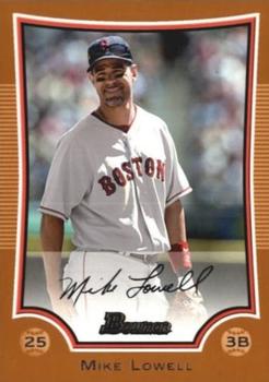 2009 Bowman - Orange #142 Mike Lowell Front