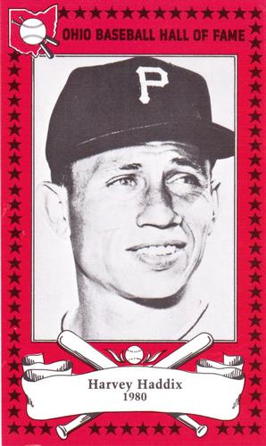1982-91 Ohio Baseball Hall of Fame #46 Harvey Haddix Front