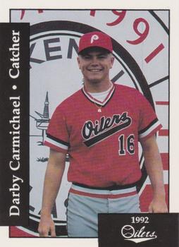 1992 Peninsula Oilers #12 Darby Carmichael Front