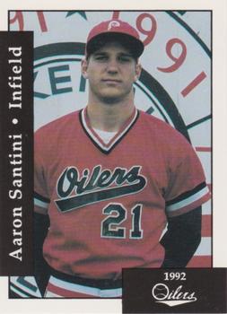 1992 Peninsula Oilers #18 Aaron Santini Front