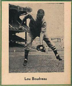 1947 Sports Exchange Miniatures (W602) #NNO Lou Boudreau Front