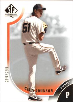 2009 SP Authentic - Gold #65 Randy Johnson Front