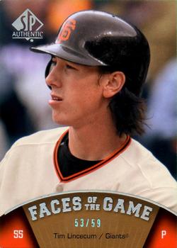 2009 SP Authentic - Silver #200 Tim Lincecum Front