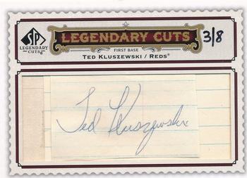 2009 SP Legendary Cuts - Legendary Cut Signatures #LC-78 Ted Kluszewski Front