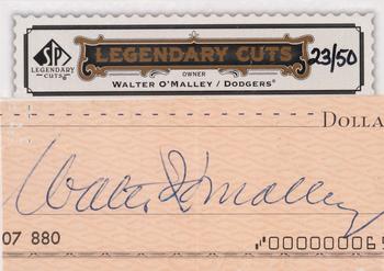 2009 SP Legendary Cuts - Legendary Cut Signatures #LC-275 Walter O'Malley Front