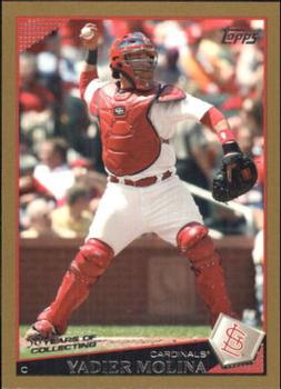 2009 Topps - Gold #172 Yadier Molina Front