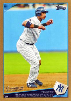 2009 Topps - Gold #615 Robinson Cano Front