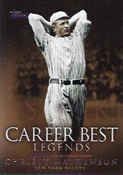 2009 Topps - Legends of the Game Career Best #LGCB-CZM Christy Mathewson Front