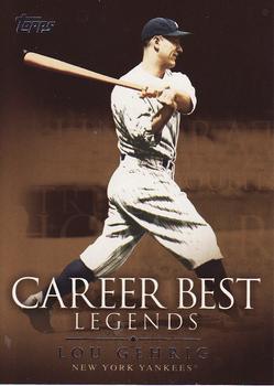 2009 Topps - Legends of the Game Career Best #LGCB-LG Lou Gehrig Front