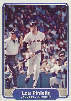 1986 Baseball Cards Magazine Repli-cards #NNO Lou Piniella Front