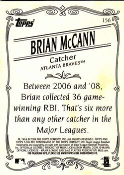 2009 Topps 206 - Bronze #156 Brian McCann Back