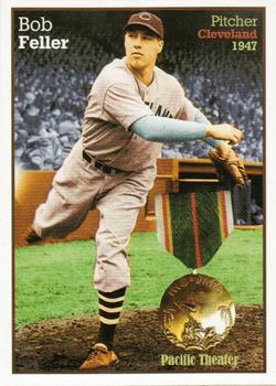 1985-05 Miller Press Baseball Goes to War Series (unlicensed) #8 Bob Feller Front