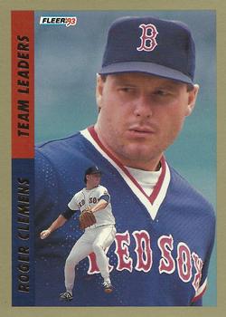 1993 Fleer - Team Leaders (Series One American League) #4 Roger Clemens Front