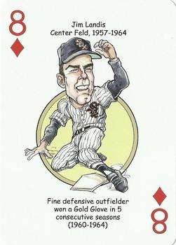 2020 Hero Decks Chicago White Sox South Side Edition Baseball Heroes Playing Cards #8♦ Jim Landis Front