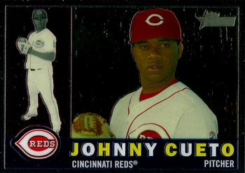 2009 Topps Heritage - Chrome #C19 Johnny Cueto Front