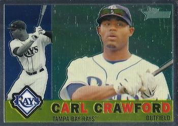 2009 Topps Heritage - Chrome #C23 Carl Crawford Front