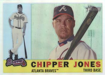 2009 Topps Heritage - Chrome Refractors #C56 Chipper Jones Front