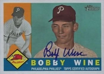 2009 Topps Heritage - Real One Autographs #ROA-BWI Bobby Wine Front