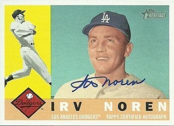 2009 Topps Heritage - Real One Autographs #ROA-IN Irv Noren Front