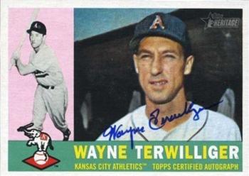 2009 Topps Heritage - Real One Autographs #ROA-WT Wayne Terwilliger Front