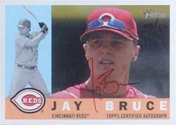 2009 Topps Heritage - Real One Autographs Red Ink #JB Jay Bruce Front