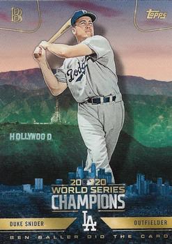 2020 Topps x Ben Baller: Los Angeles Dodgers World Series Champions #29 Duke Snider Front