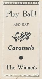 1910 Nadja Caramels (E104-3) #NNO Kitty Bransfield Back