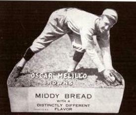 1927 Middy Bread Die Cuts #NNO Oscar Melillo Front