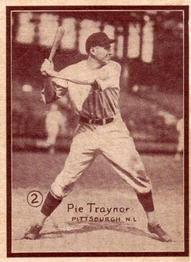 1931 W517 Mini #2 Pie Traynor Front