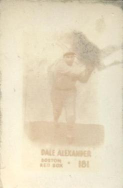 1933 Tattoo Orbit (R308-2) #181 Dale Alexander Front