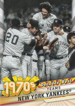 2020 Topps Update - Decades' Best #DB-26 New York Yankees Front