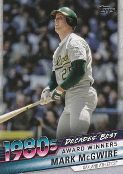2020 Topps Update - Decades' Best #DB-40 Mark McGwire Front