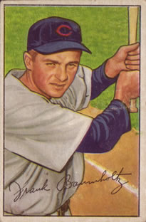 1952 Bowman #195 Frank Baumholtz Front