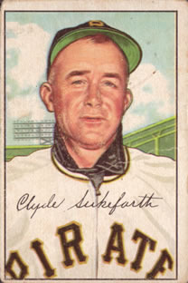 1952 Bowman #227 Clyde Sukeforth Front