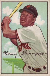 1952 Bowman #249 Henry Thompson Front