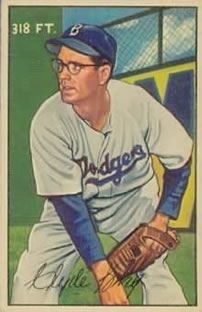1952 Bowman #56 Clyde King Front