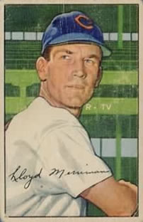 1952 Bowman #78 Lloyd Merriman Front