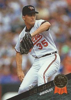 1993 Leaf #343 Mike Mussina Front