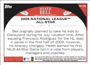 2009 Topps Updates & Highlights - Gold #UH156 Heath Bell Back