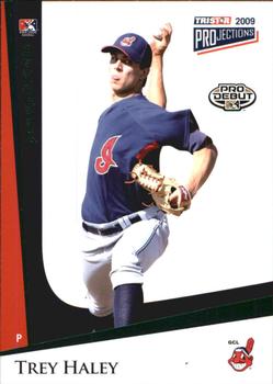 2009 TriStar PROjections - Green #234 Trey Haley Front