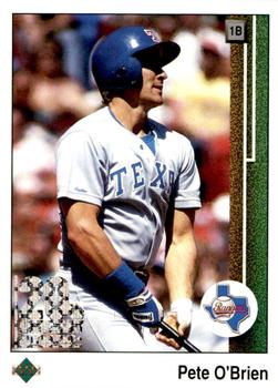 2009 Upper Deck - 1989 20th Anniversary Buybacks #54 Pete O'Brien Front