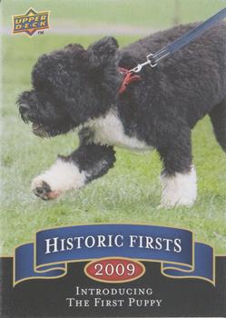 2009 Upper Deck - Historic Firsts #HF-11 Introducing The First Puppy (Bo) Front