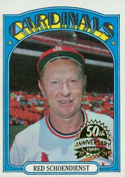 2021 Topps Heritage - 50th Anniversary Buybacks #67 Red Schoendienst Front