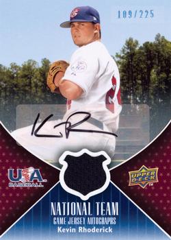 2009 Upper Deck - USA National Team Jersey Autographs #USA-KR Kevin Rhoderick Front