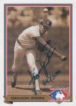 1991 Upper Deck - Heroes of Baseball Autographed #H3 Ferguson Jenkins Front