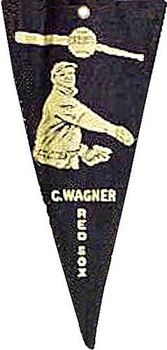 1913 Cravats Felt Pennants #NNO Heinie Wagner Front