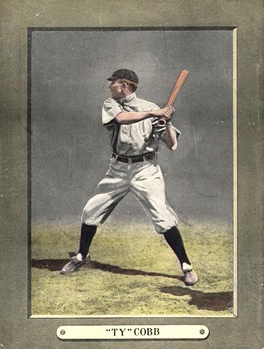 1910-11 Sporting Life Cabinets (M110) #NNO Ty Cobb Front