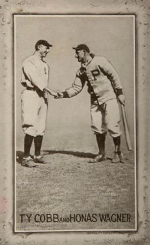 1907-10 Novelty Cutlery Postcards (PC805) #NNO Ty Cobb / Honus Wagner Front